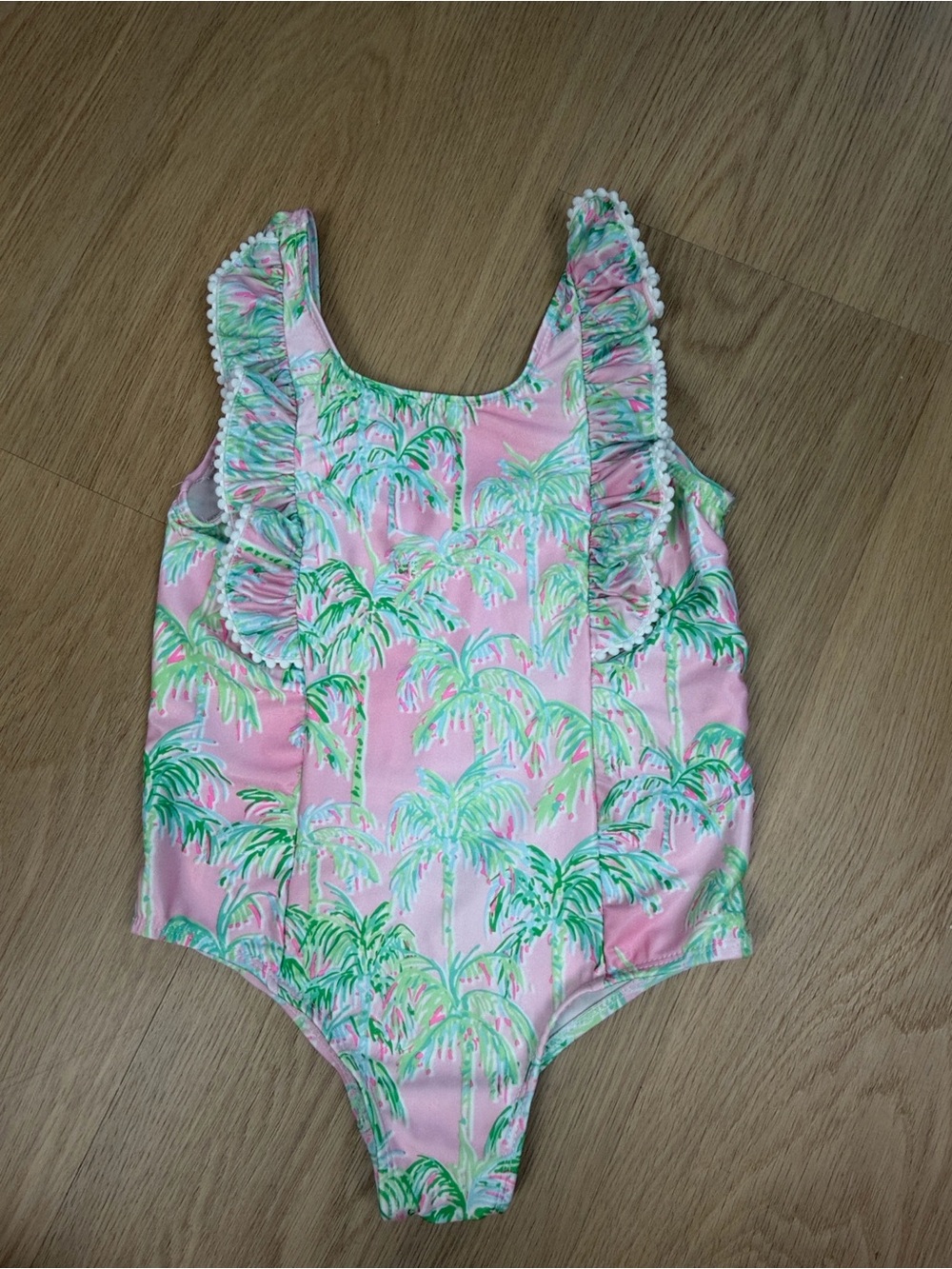 Girls Tommy Bahama Ruffle One-Piece Swimsuit M(7/8)